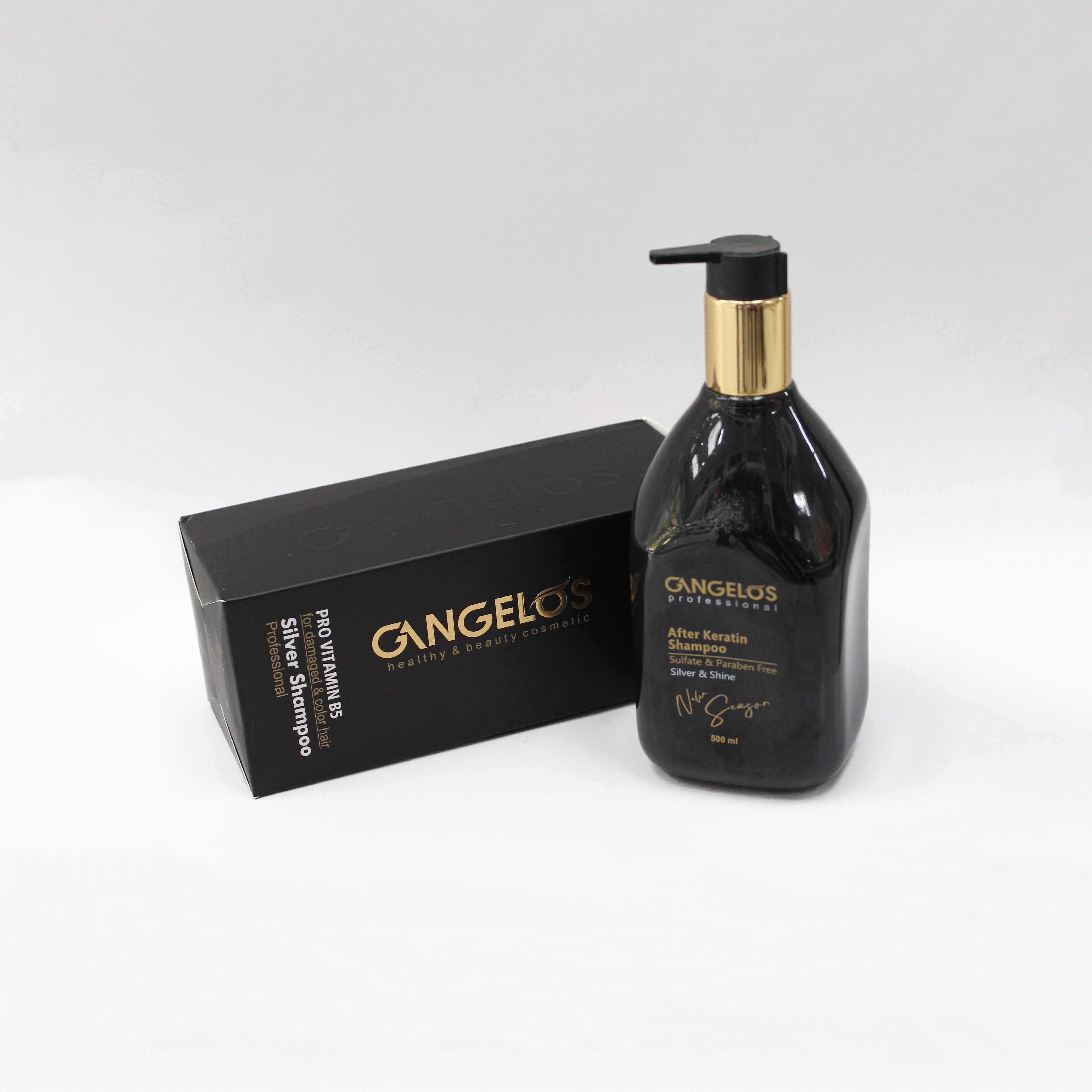 شامپو مو گانگلوس مدل کراتین حجم 500 میلی لیتر