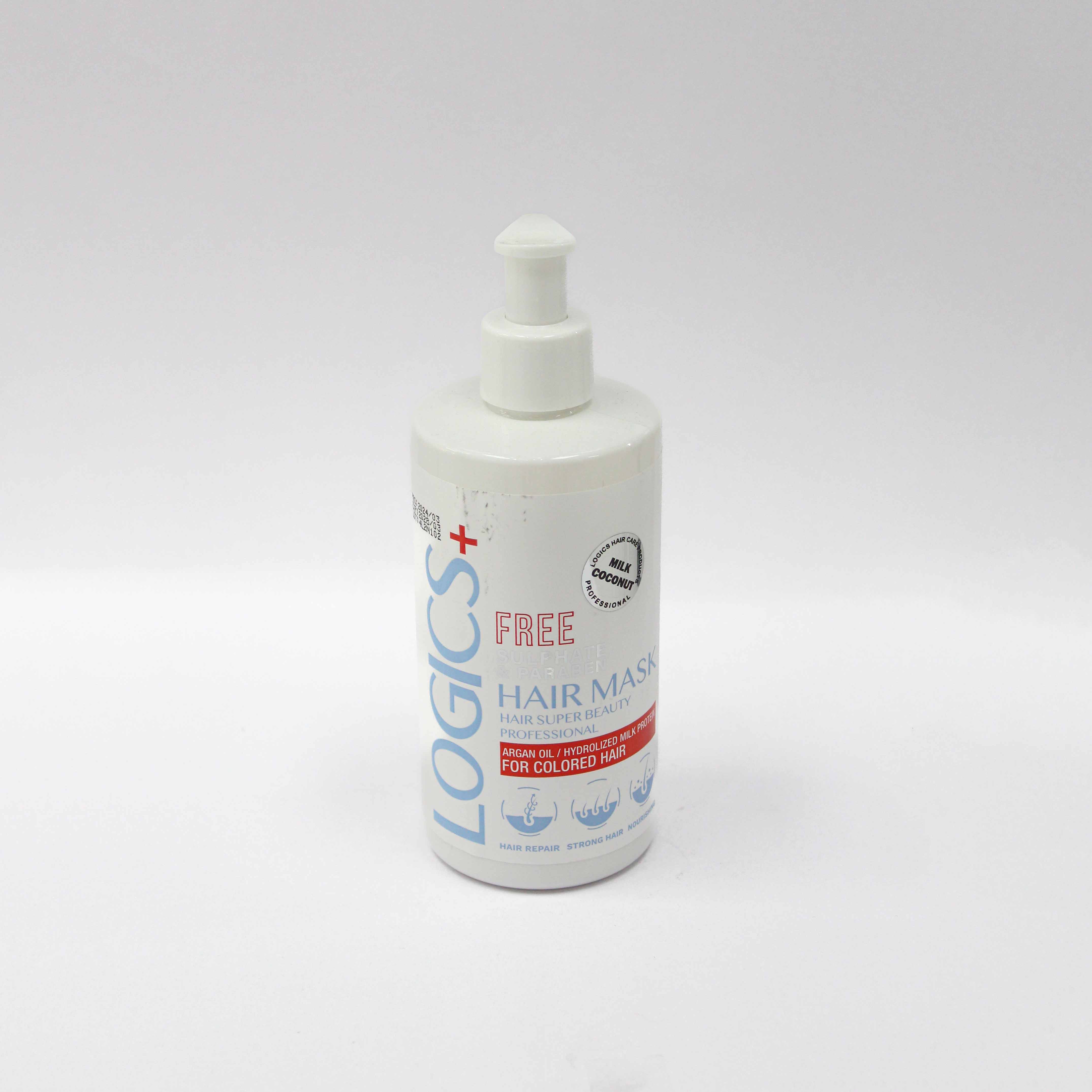 ماسک مو خارج از حمام لوجیکس حاوی شیر نارگیل حجم 500 میلی لیتر