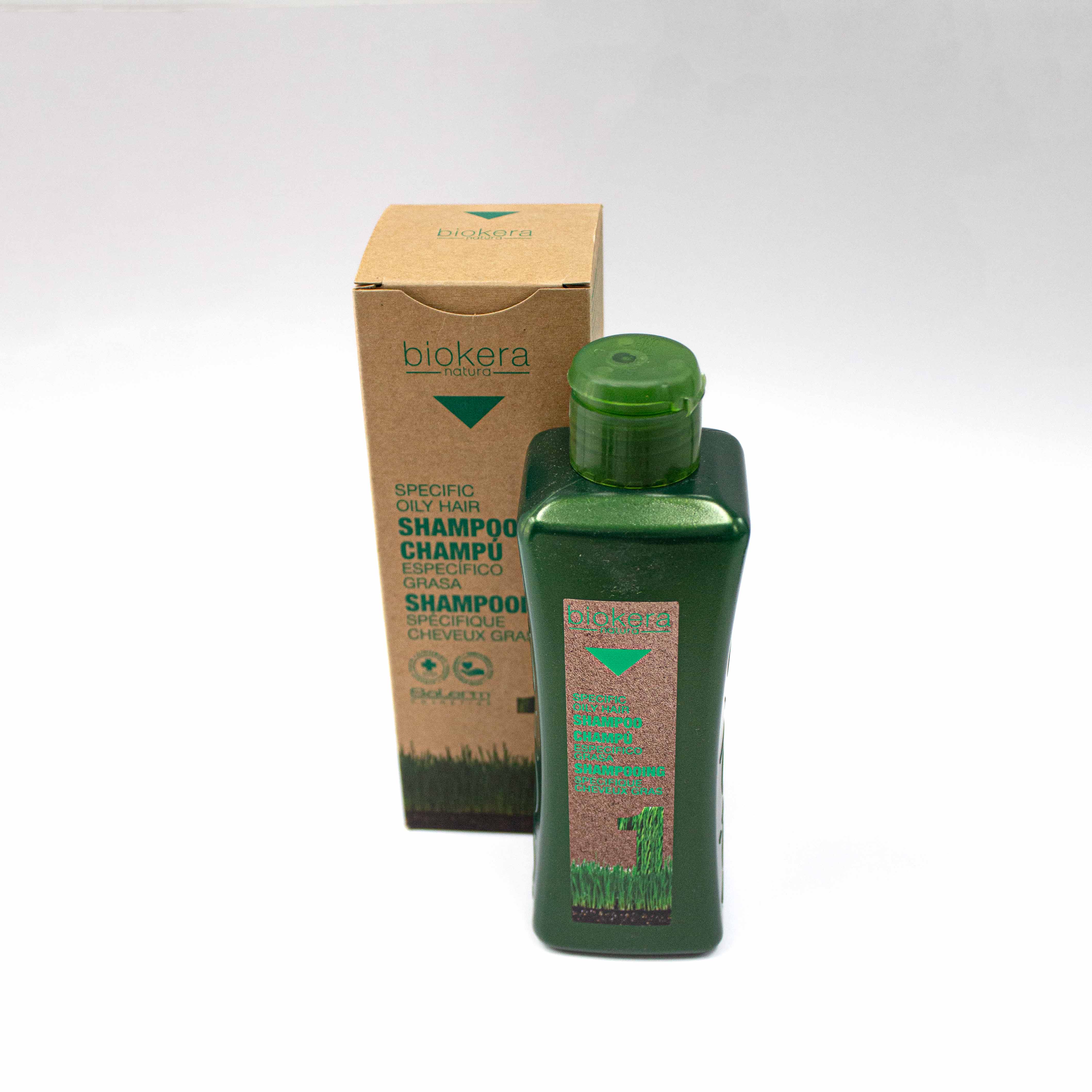 شامپو موهای چرب سالرم مدل BIOKERA حجم 300 میل