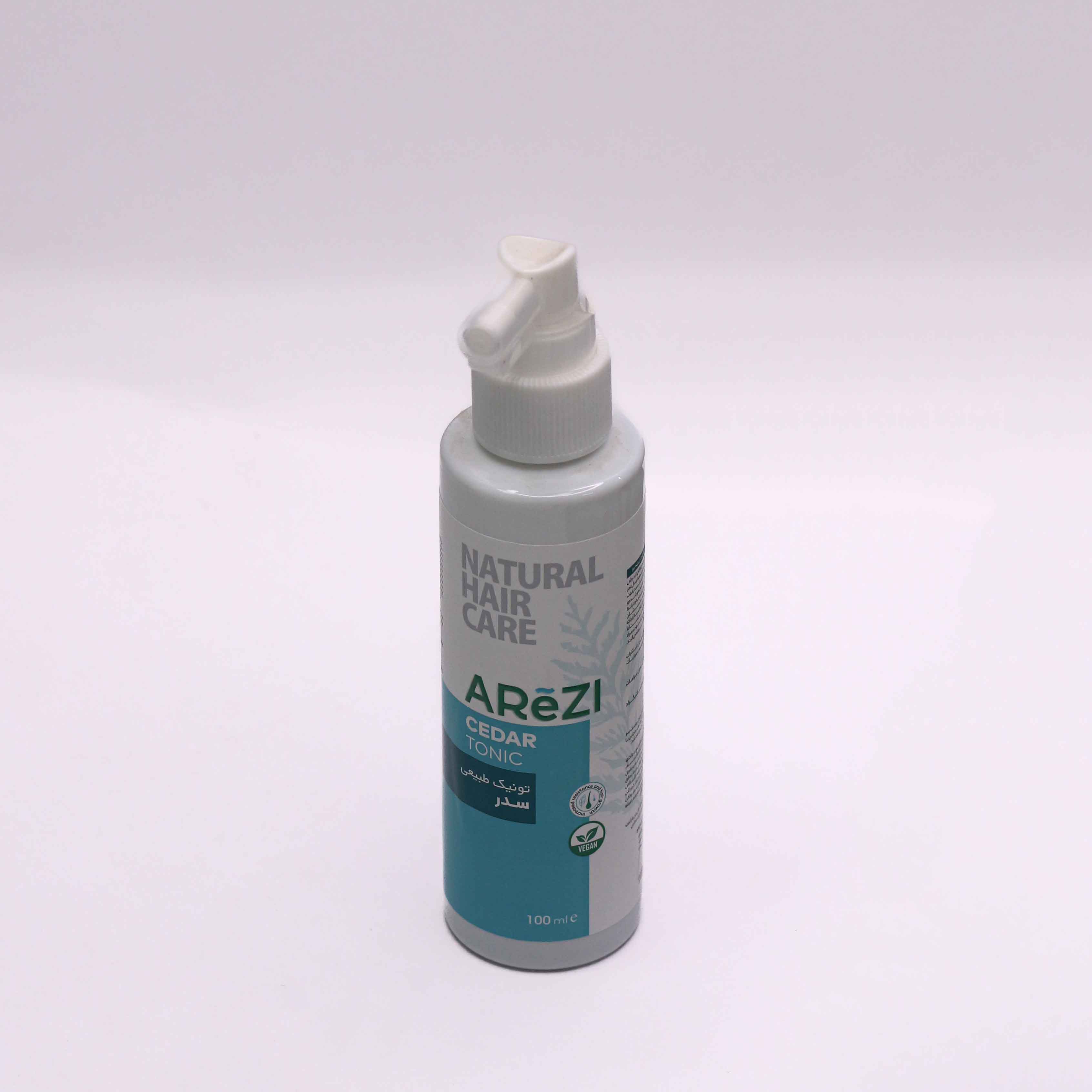 تونیک طبیعی سدر ضد چربی و خارش موی سر عارضی 100میل